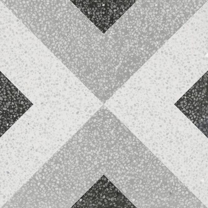 lido white geometric